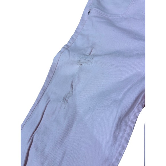 Abercrombie & Fitch Womens Pink Denim Distressed Skinny Jeans Size 27 - Picture 3 of 7